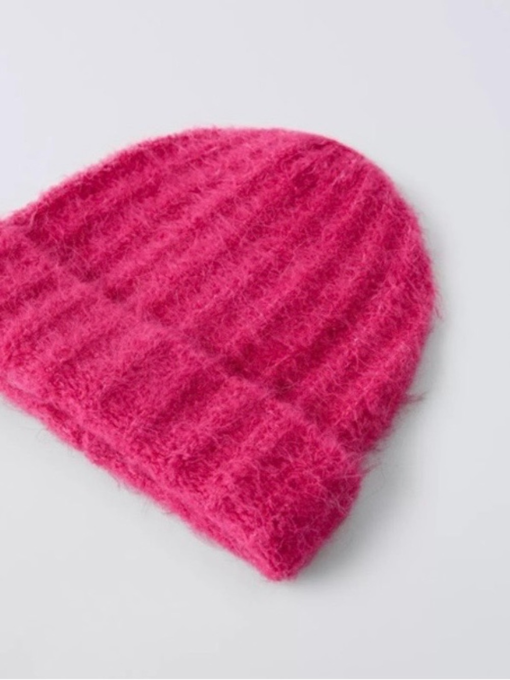 WOOL BLEND KNIT HAT Zara
